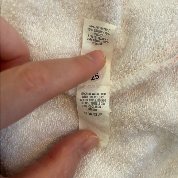 Oversized Light-Weight Floral Quarter-Zip Sweatshirt by Aerie - Picture 7 of 7